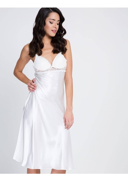 4370 2'li Çeyizlik Saten Uzun Gecelik Sabahlık Takım fiyatları