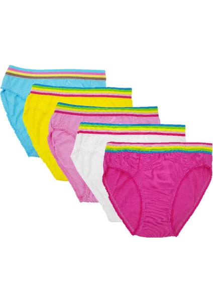 0503 6'lı Paket Beli Bantlı Bayan Bikini Külot fiyatları