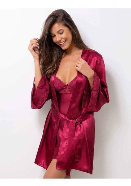 4090 Saten Gecelik Sabahlık Takım indirimleri