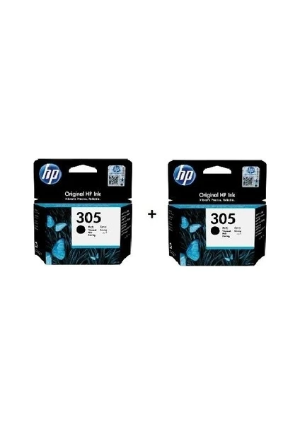 Hp 305 Siyah 2 Li Set Kartuş