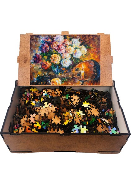 Leonid Afremov 1000 Parça Ahşap Puzzle Yapboz