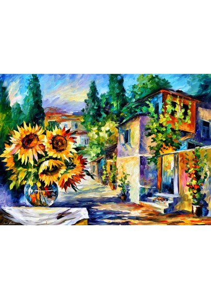 Leonid Afremov 2 1000 Parça Ahşap Puzzle Yapboz