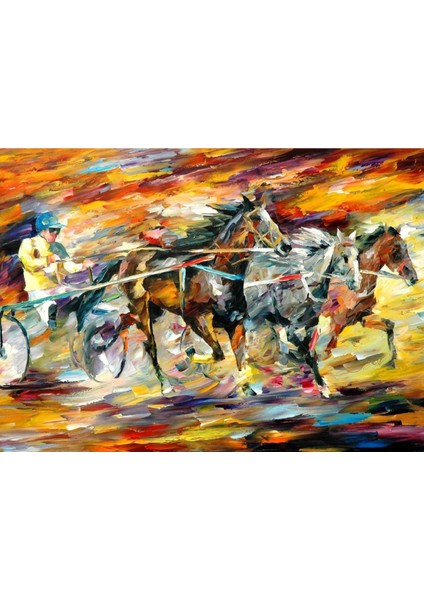 Leonid Afremov 4 1000 Parça Ahşap Puzzle Yapboz