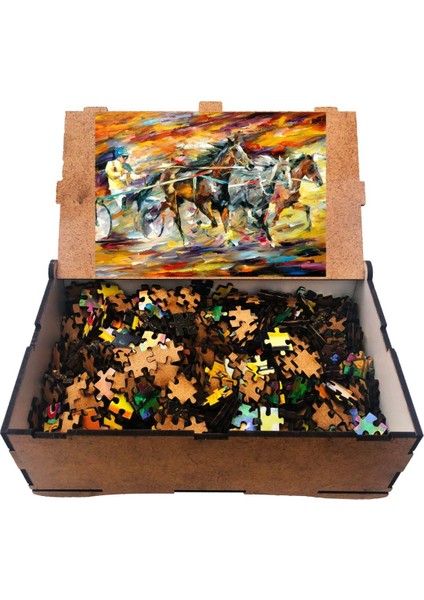 Leonid Afremov 4 1000 Parça Ahşap Puzzle Yapboz