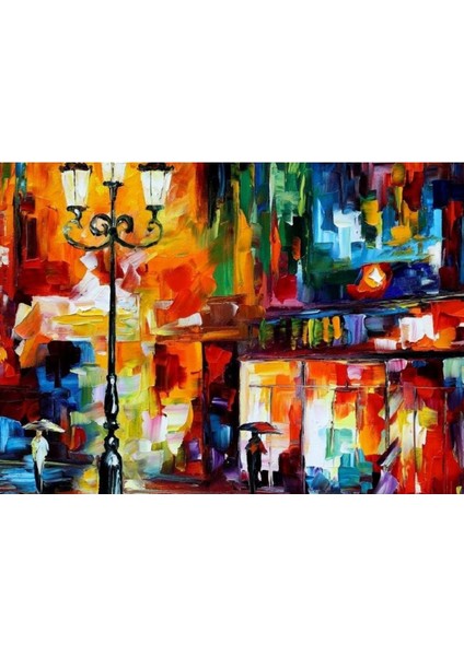 Leonid Afremov 5 1000 Parça Ahşap Puzzle Yapboz
