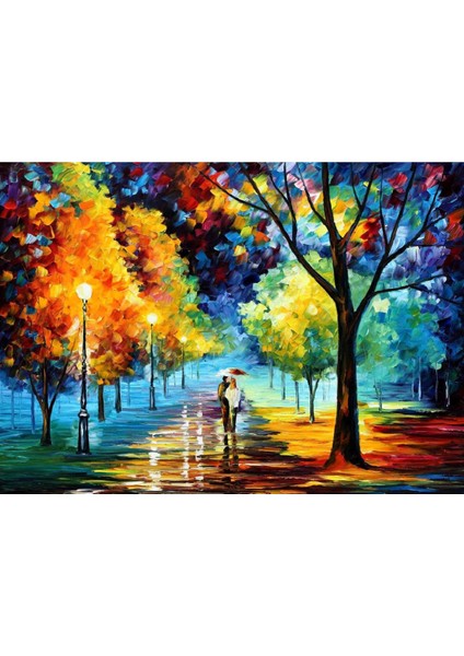 Leonid Afremov 6 1000 Parça Ahşap Puzzle Yapboz