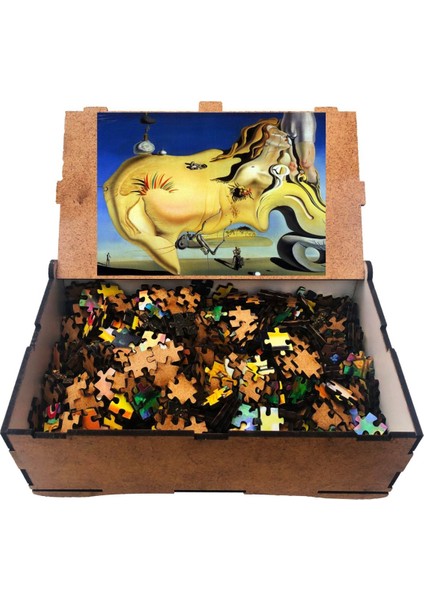 Salvador Dali 3 1000 Parça Ahşap Puzzle Yapboz