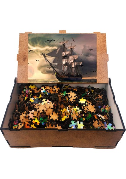 Gemi 2 1000 Parça Ahşap Puzzle Yapboz