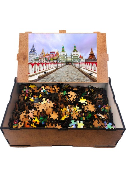 Rusya 2 1000 Parça Ahşap Puzzle Yapboz