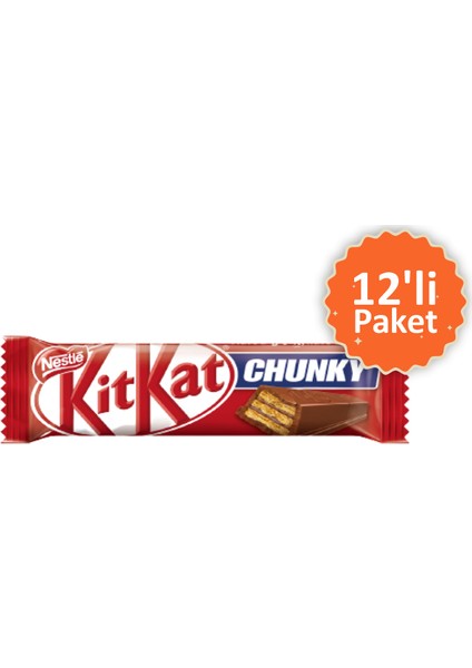 Kitkat Chunky Gofret 38 gr 12'li