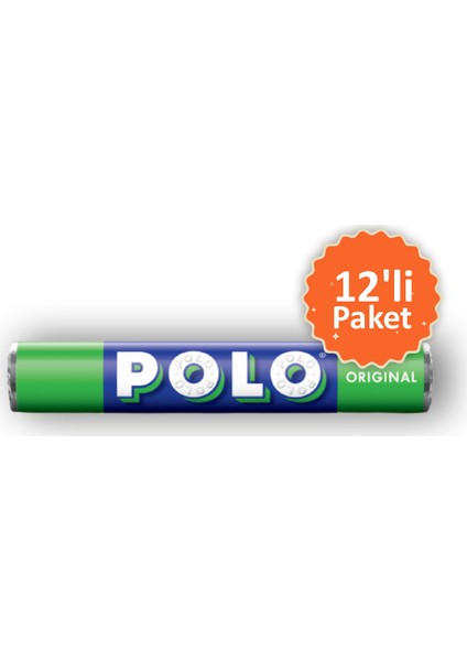 Polo Naneli Şekerleme 34 gr 12'li