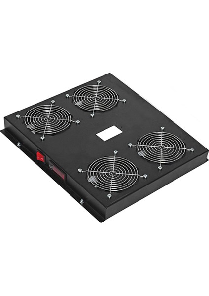 4 Lü Fan Modülü Dijital Termostat Switch Dikili Tip