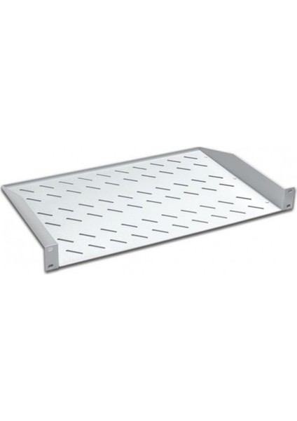 "19'' 1u D=250MM Rack Mount 2 Noktadan Bağlantılı Sabit Raf, Yük Kapasitesi 30 Kg"