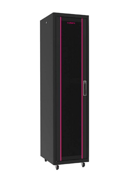 36U 600X600 19 Dikili Tip Rack Kabinet