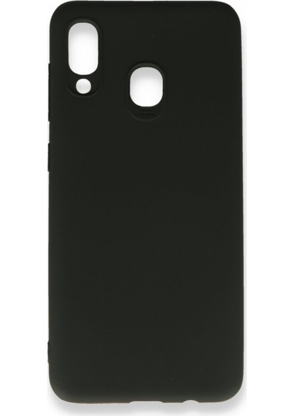 Samsung Galaxy A30 Kılıf Rubber Silikon - Siyah