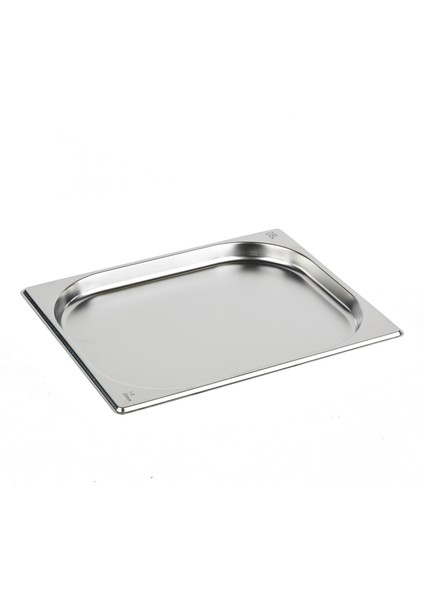 -Paslanmaz Çelik Gastronom Küvet Gn 1/2-20 (32,5 x 26,5 x 2 Cm)