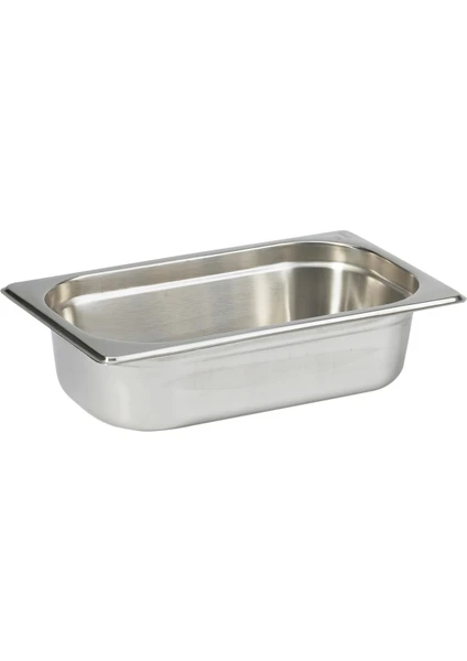 Natsan-Paslanmaz Çelik Gastronom Küvet Gn 1/4-65 (26,5 x 16,2 x 6,5 Cm)