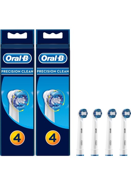 Diş Fırçası Yedek Başlığı Precision Clean 8 Adet (2pk*4)