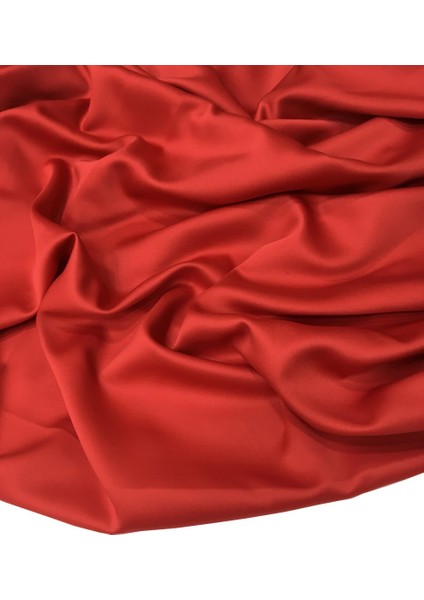 Kırmızı Saten Kumaş