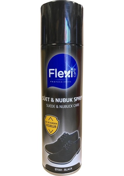 Flexicare Süet ve Nubuk Sprey 250 ml-Siyah