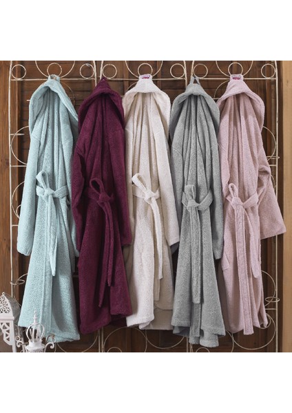 Aria Pamuklu Kadın/erkek Bornoz