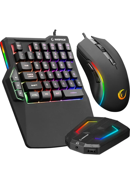 KM-R92 CHEAT-X USB Mini Klavye+Mouse+Switch Combo Gaming Oyuncu Klavye Mouse Set