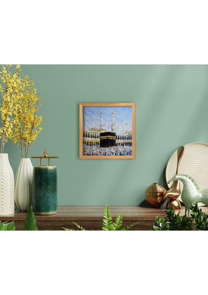 Gift Kabe El Yapımı Ahşap Çerçeveli Tablo-1