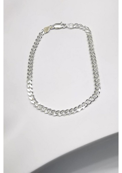 Silver Unisex Gurmet 4,4 mm Gümüş Bileklik modelleri