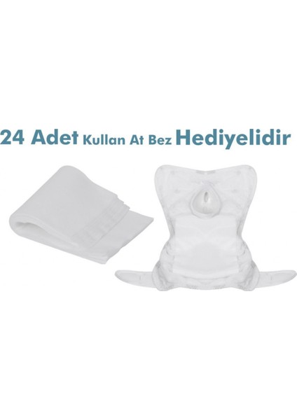 Sevi Bebe Yıkanabilir Bezli Sünnet Külodu - 24 Adet Kullan At Bez Hediye