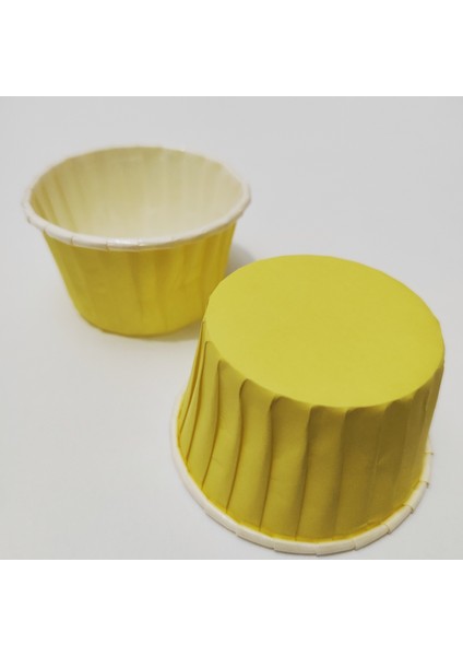 25'li Cupcake Muffin Kek Kalıbı Sarı