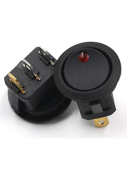 Kcd1 Kırmızı Nokta Işıklı On-Off Anahtar 12V IC132A