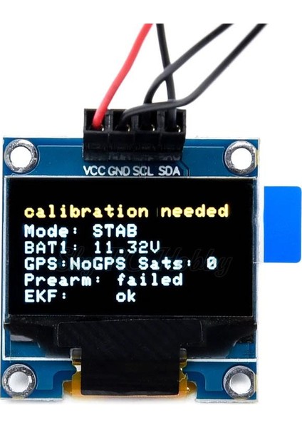Pixhawk Uyumlu OLED Ekran 0.96'' I2C 128X64