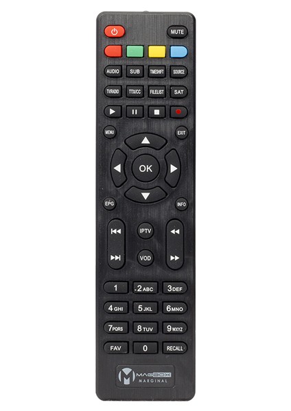 Magbox Orbit*margınal*brawoo Hd Uydu Slim Kumanda * Ip-Tv Vod Tuşlu
