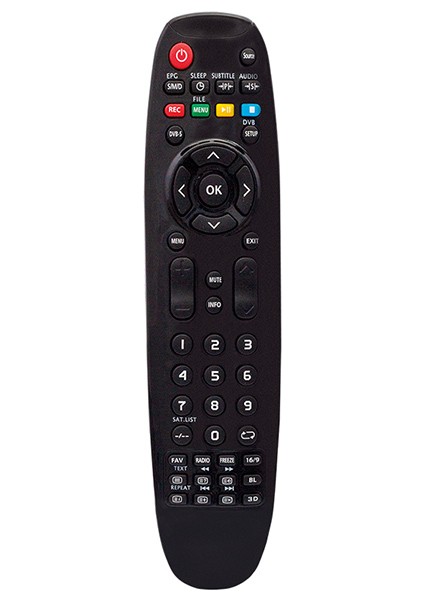 Sunny 3D LED Altı Üstü Oval LCD Tv Kumandası