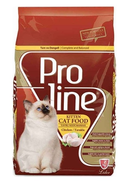 Pro Line Proline Tavuklu Yavru Kedi Maması 1.5 kg