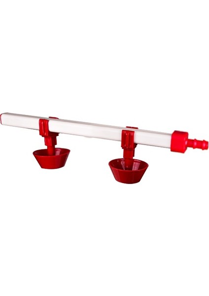 Otomatik Nipel Suluk 40 cm Eko 2 Nipelli Yaylı Çanaklı 15 Tavukluk