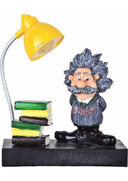Einstein 2'li Set Einstein Büyük Boy Yastık Einstein Lamba