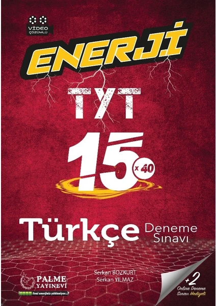 Palme Yayıncılık Yayınları TYT Türkçe 15 Deneme Sınavı