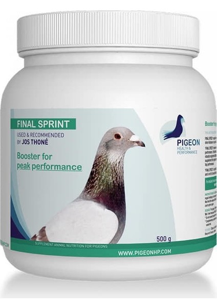 Pıgeon Health Performance, Fınal 500 Gr. (Posta Vites Yarışlarında Kullanılır.)