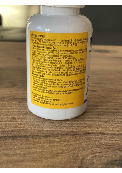 Mvb Köpek Için Vitamin Mineral 50 Tablet