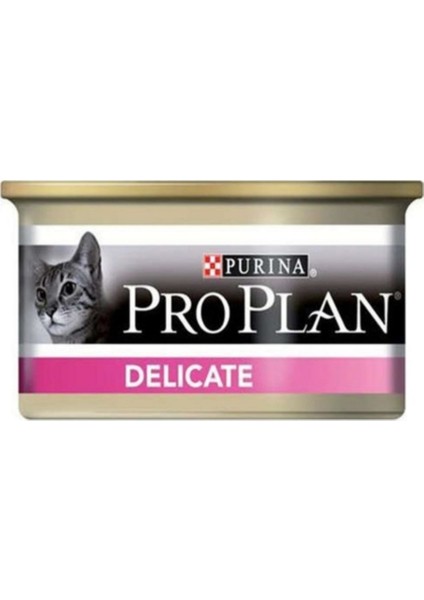 Proplan Delicate Hassas Hindi Etli Kedi Konservesi 85 gr 6 Adet