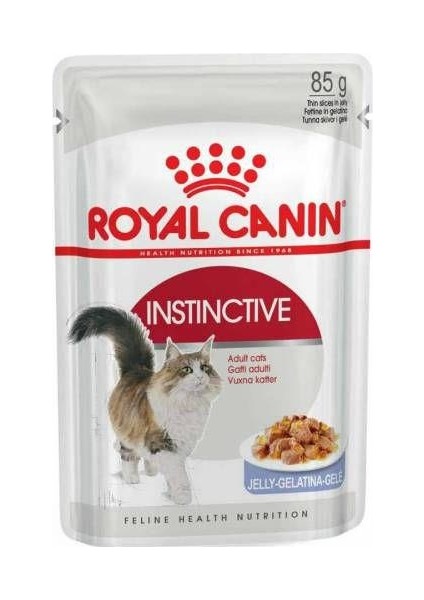 Instinctive Jelly Yaş Kedi Maması 85 gr x 6 Adet