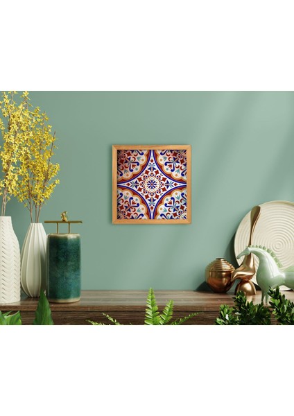 Home Çini El Yapımı Ahşap Çerçeveli Tablo-2