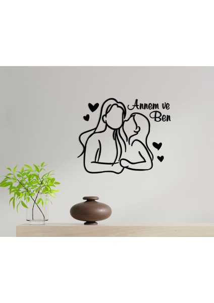 Gift Annem ve Ben Duvar Süsü-1
