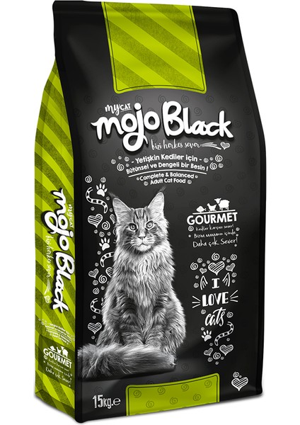 My Cat Mojo Black Gourme Kedi Maması 15 kg