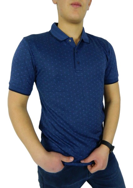 Erkek Polo Yaka Jakarlı T-Shirt 19075 BGL-ST01045 fiyatları