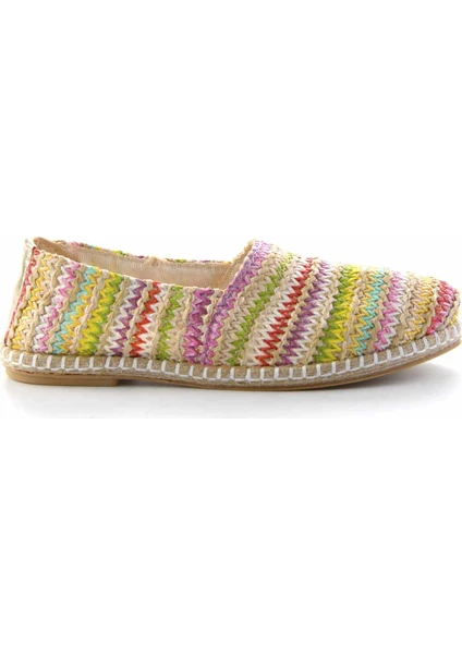 Yeşil Çok Renkli Espadril K015341000