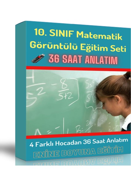 10. Sınıf Matematik Görüntülü Eğitim Seti (36 Saatlik Özel Anlatım)