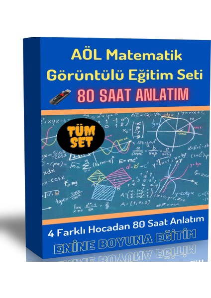 Açık Lise (Aöl) Matematik Görüntülü Eğitim Seti