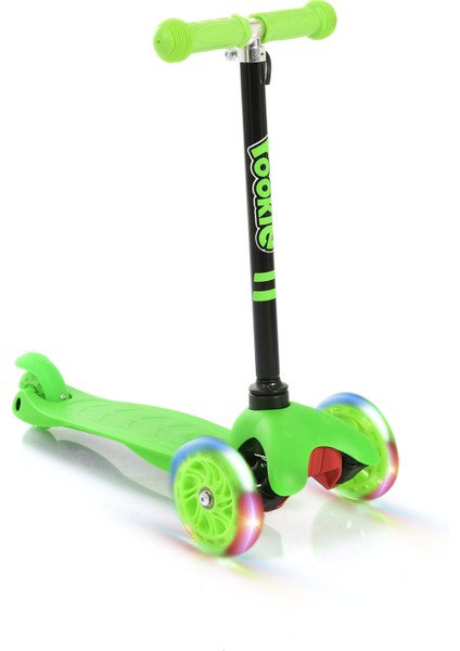 Yeşil Işıklı 3 Tekerlekli Scooter